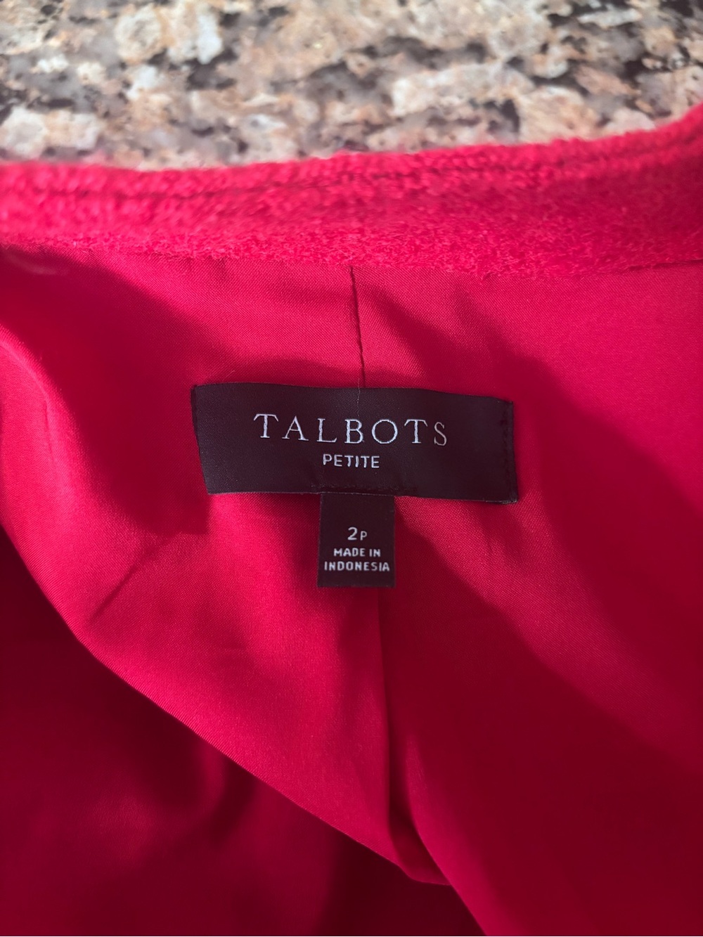 Talbots red jacket - Picture 3 of 9
